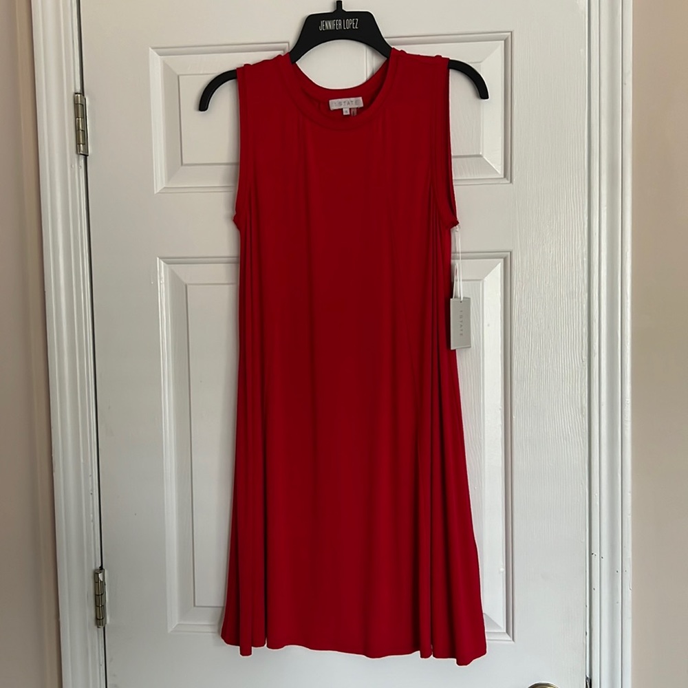 Red Sleeveless Gameday Dress
